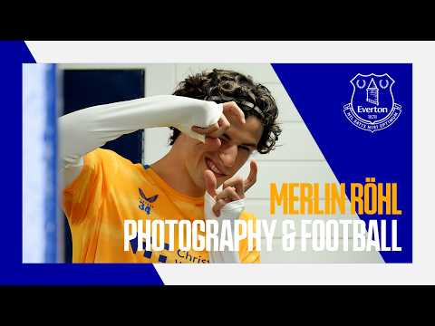 Merlin Röhl in Everton’s photography interview